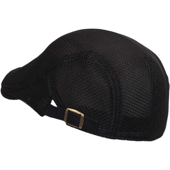 Ivy Cap Straw Weave Linen-Like Cotton Cabbie Newsboy Hat - Picture 4 of 7